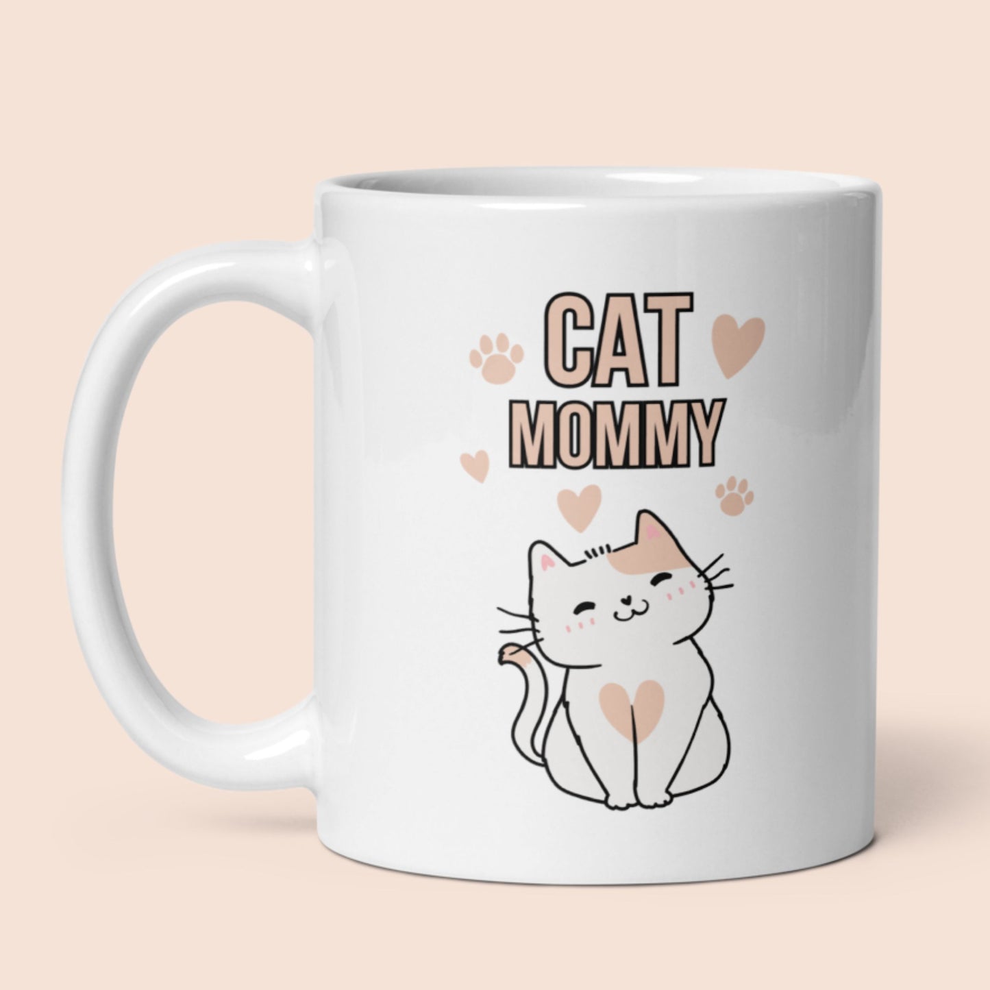 Mug "Cat Mommy" White