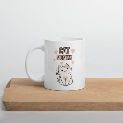 Mug "Cat Mommy" White