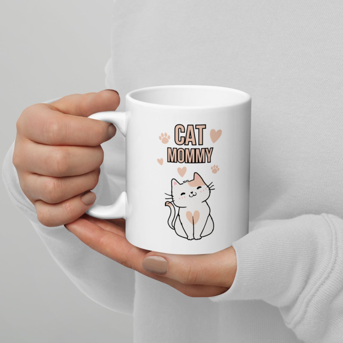 Mug "Cat Mommy" White