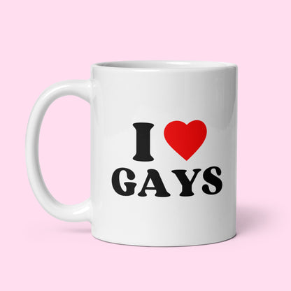 Tasse "I Love Gays"