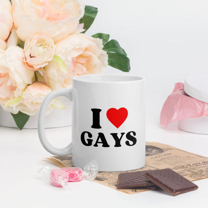 Tasse "I Love Gays"