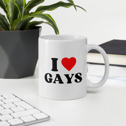 Tasse "I Love Gays"