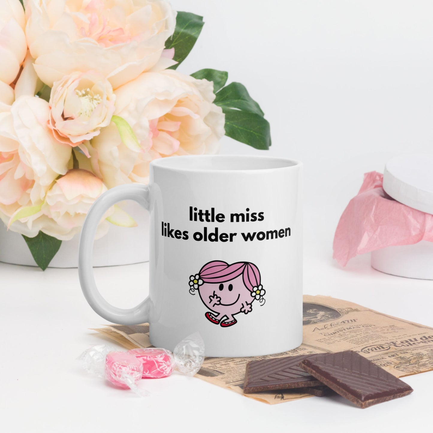 Tasse "Little Miss Likes Older Women"