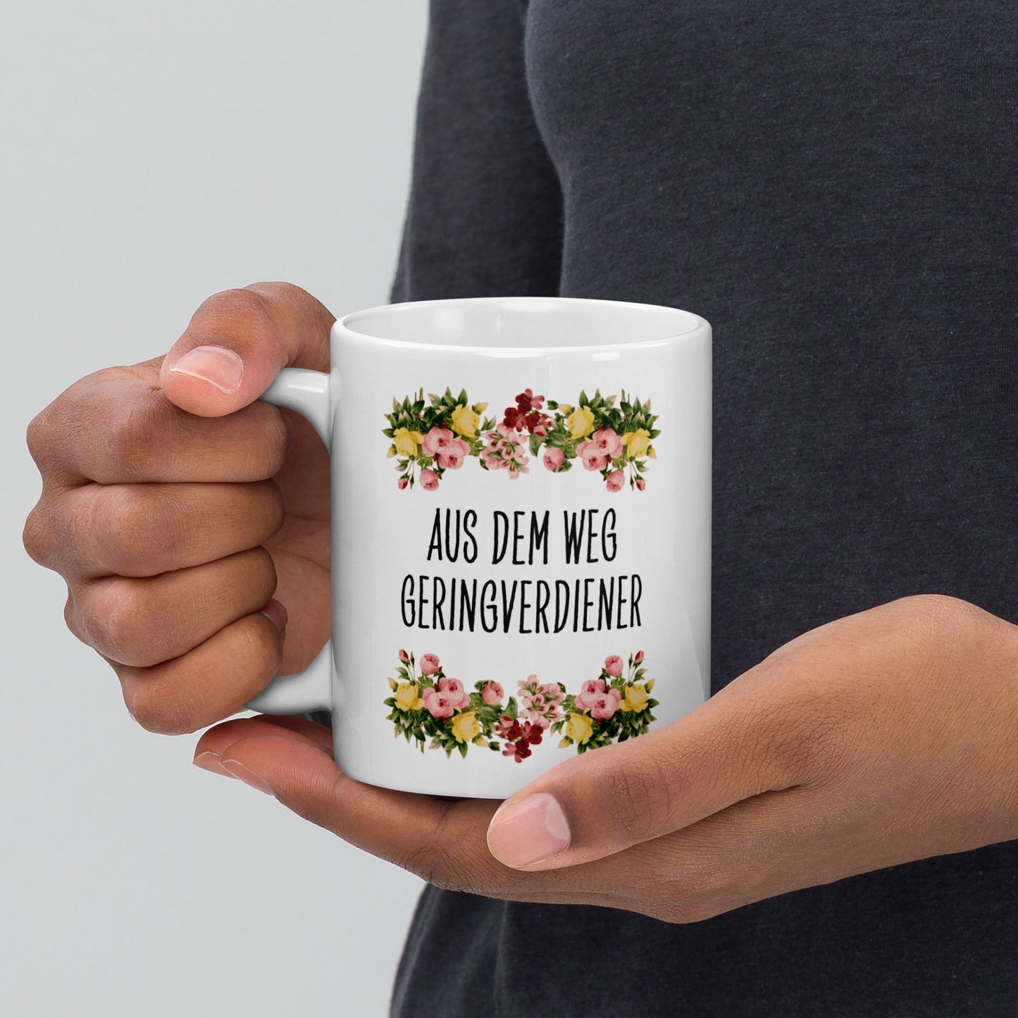 Tasse Büroausraster "Aus Dem Weg Geringverdiener"