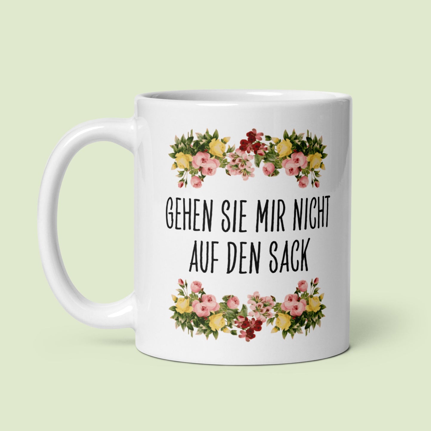 Tasse Büroausraster "Gehen Sie Mir Nicht Auf Den Sack"