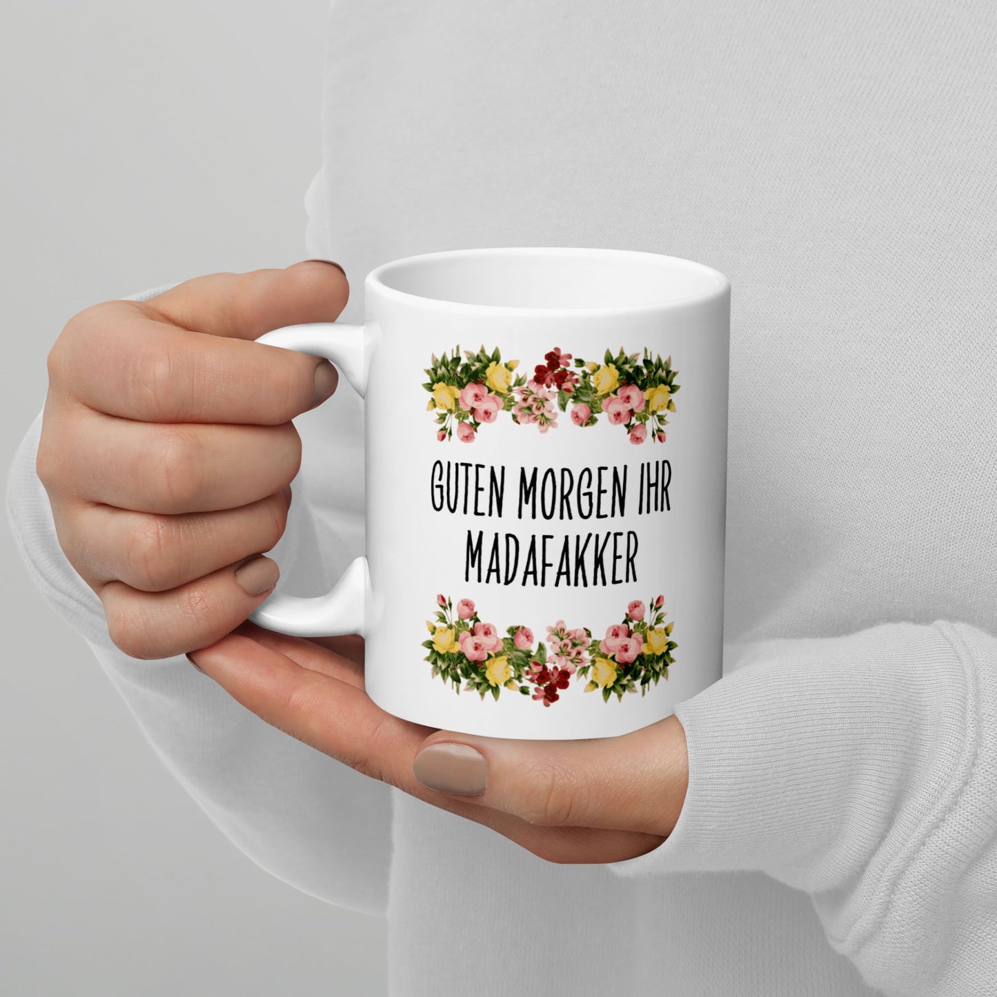 Tasse Büroausraster "Guten Morgen Ihr Madafakker"