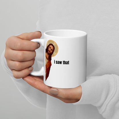 Tasse „I Saw That - Jesus“