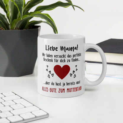 Tasse "Perfektes Geschenk" Muttertag