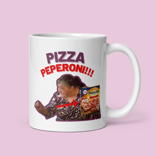 Tasse "Pizza Peperoni - Da Haste Pesch"