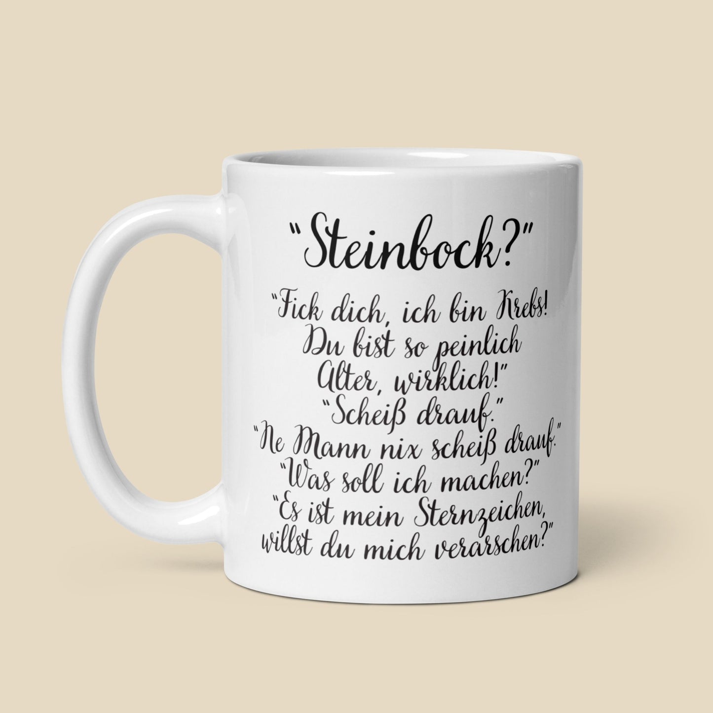 Tasse "Steinbock?"