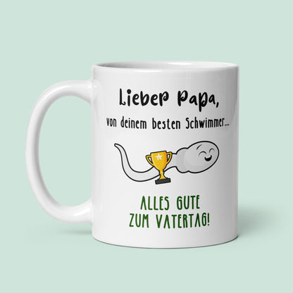 Tasse "Bester Schwimmer" Vatertag