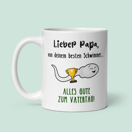 Tasse "Bester Schwimmer" Vatertag