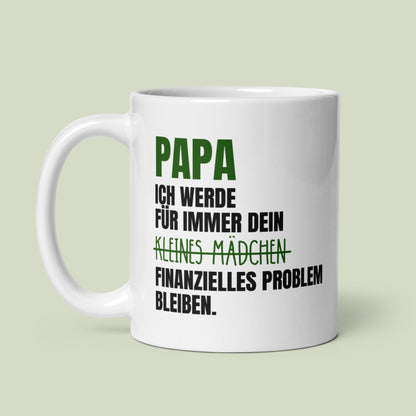 Tasse "Finanzielles Problem" Vatertag