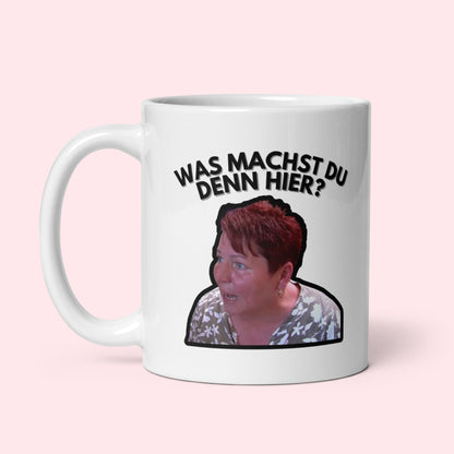 Tasse "Was Machst Du Denn Hier?" Tante Marianne