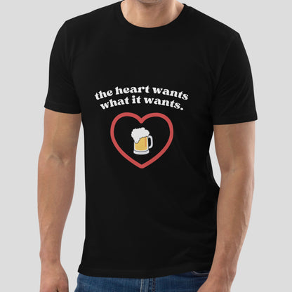 Partyshirt "The Heart Wants Beer" | Unisex T-Shirt