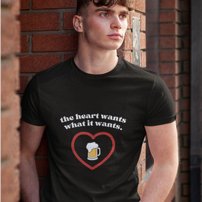 Partyshirt "The Heart Wants Beer" | Unisex T-Shirt