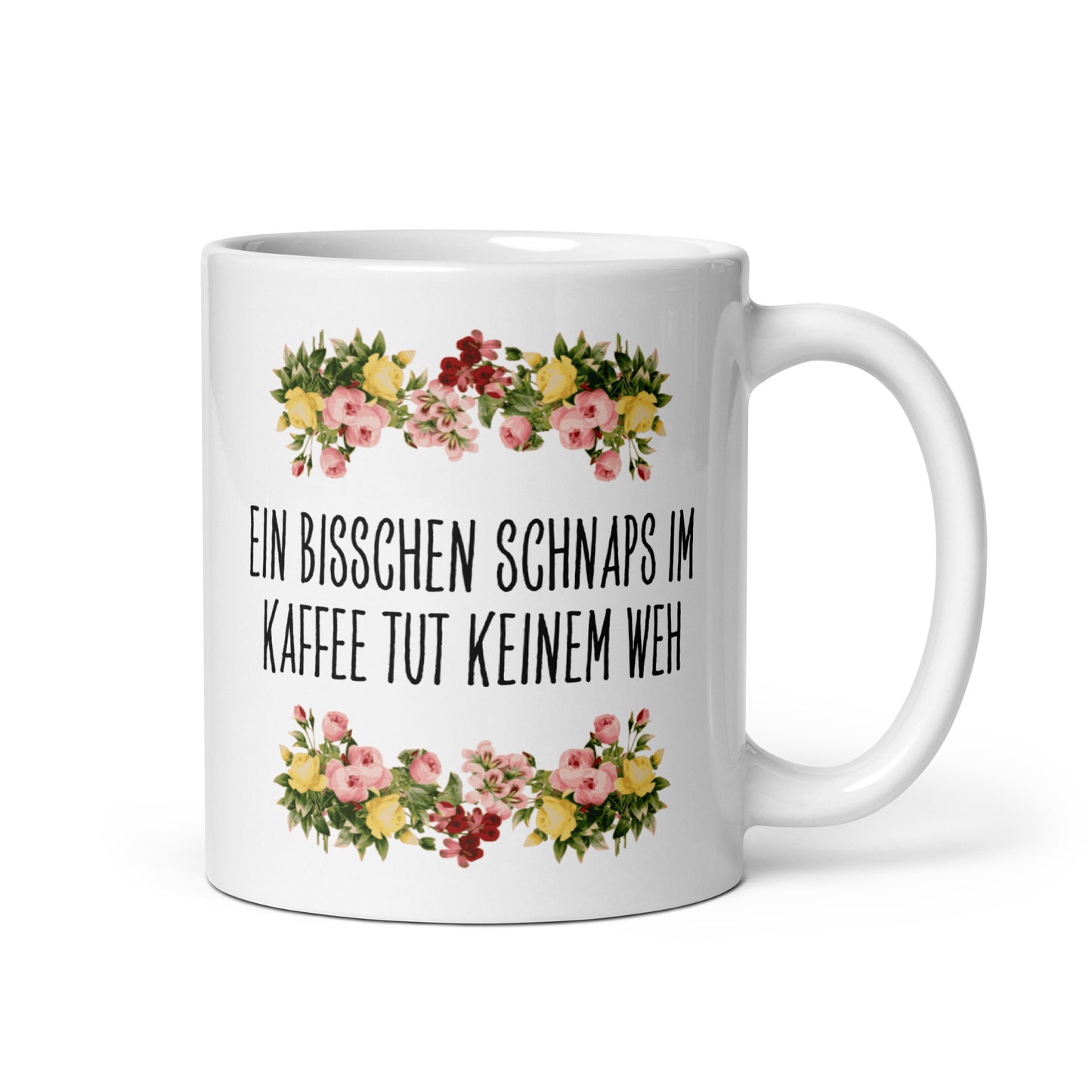 Tasse Büroausraster "Ein Bisschen Schnaps Im Kaffee"