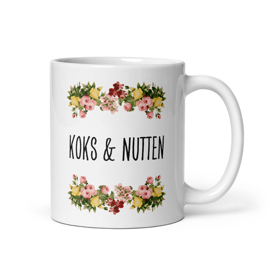 Tasse Büroausraster "Koks & Nutten"