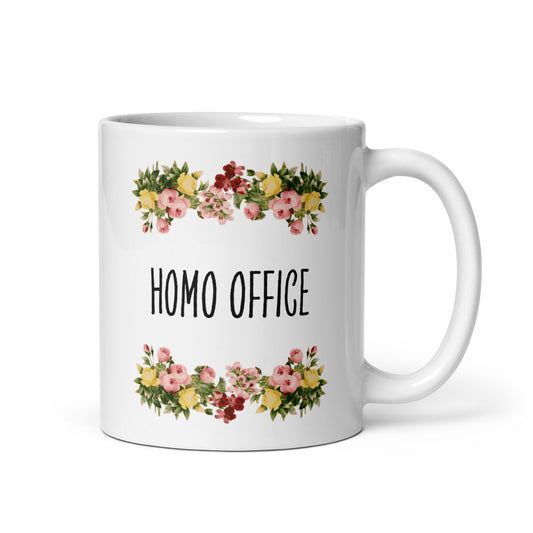 Tasse Büroausraster "Homo Office"