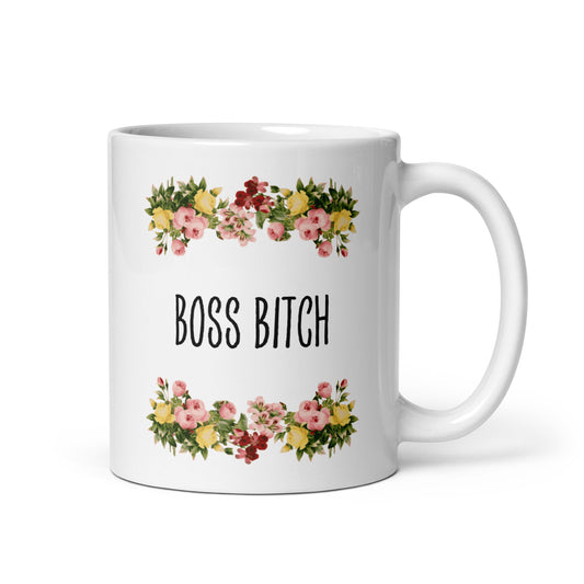 Tasse Büroausraster "Boss Bitch"